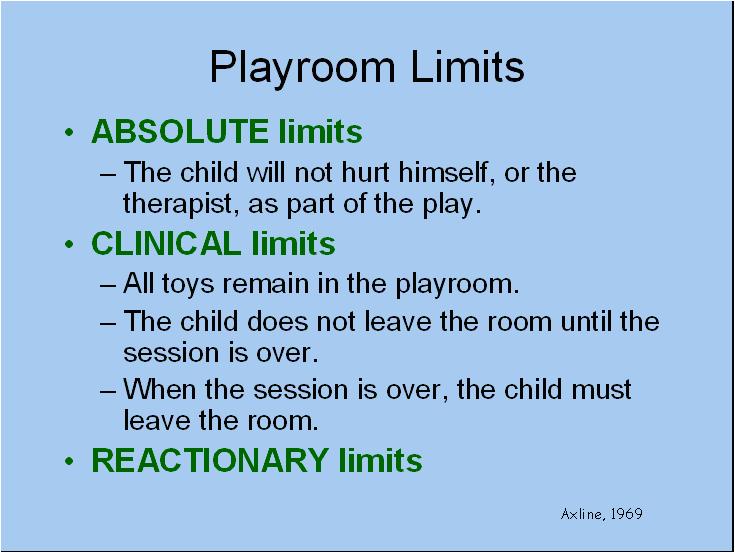 Playroom Limits Play Therapy CEUs